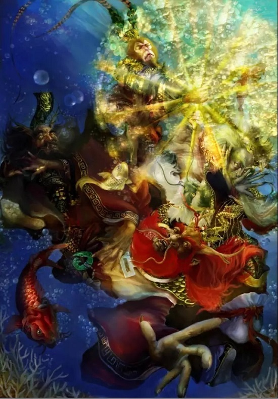 令人震撼的《西游记》绝美插画之张墨一篇