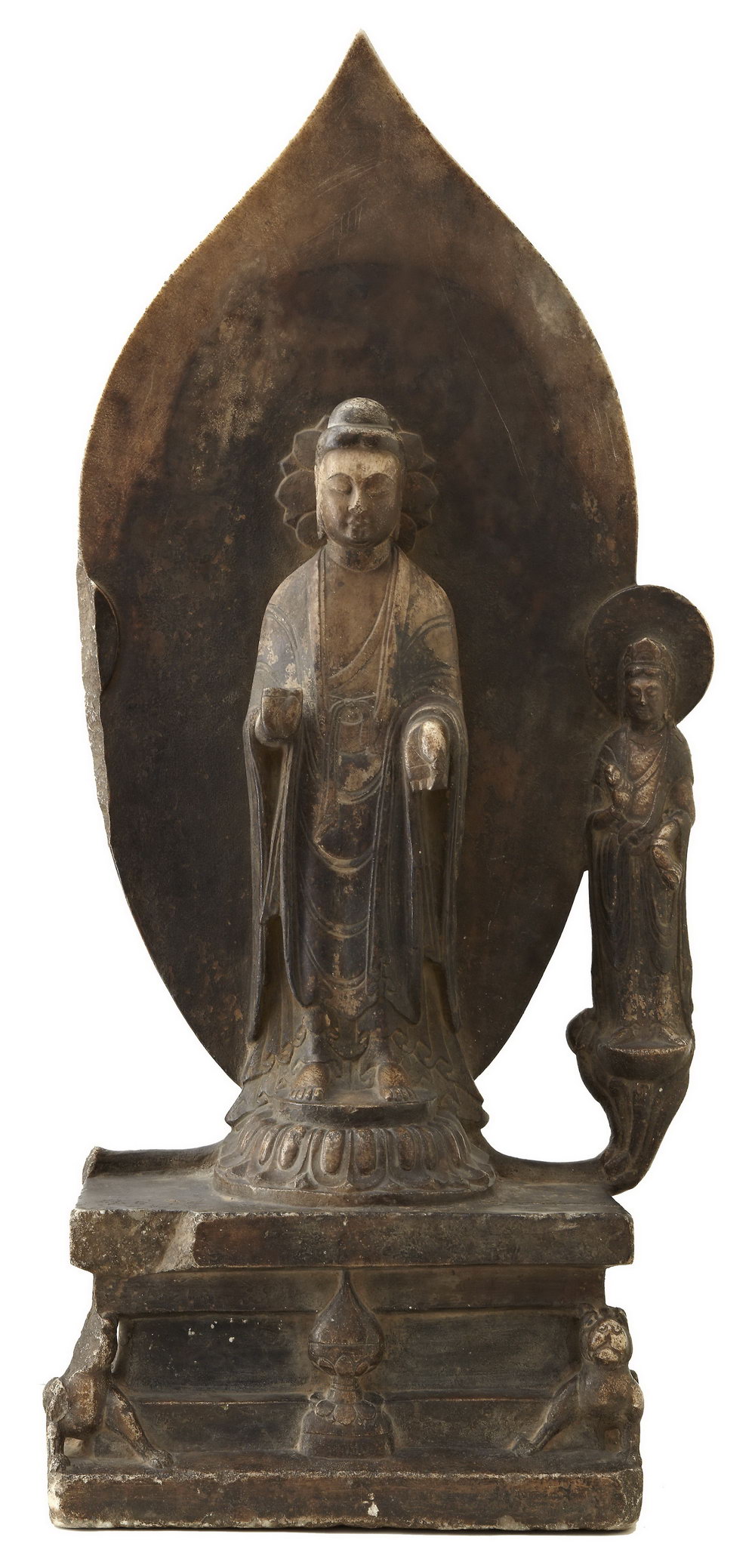 高21.3cm 北魏汉白玉佛造像 高18.5cm 东魏石造像 高37cm 北周彩绘汉白玉造像 高102.4cm 东魏武定七年彩绘石雕坐佛 549年