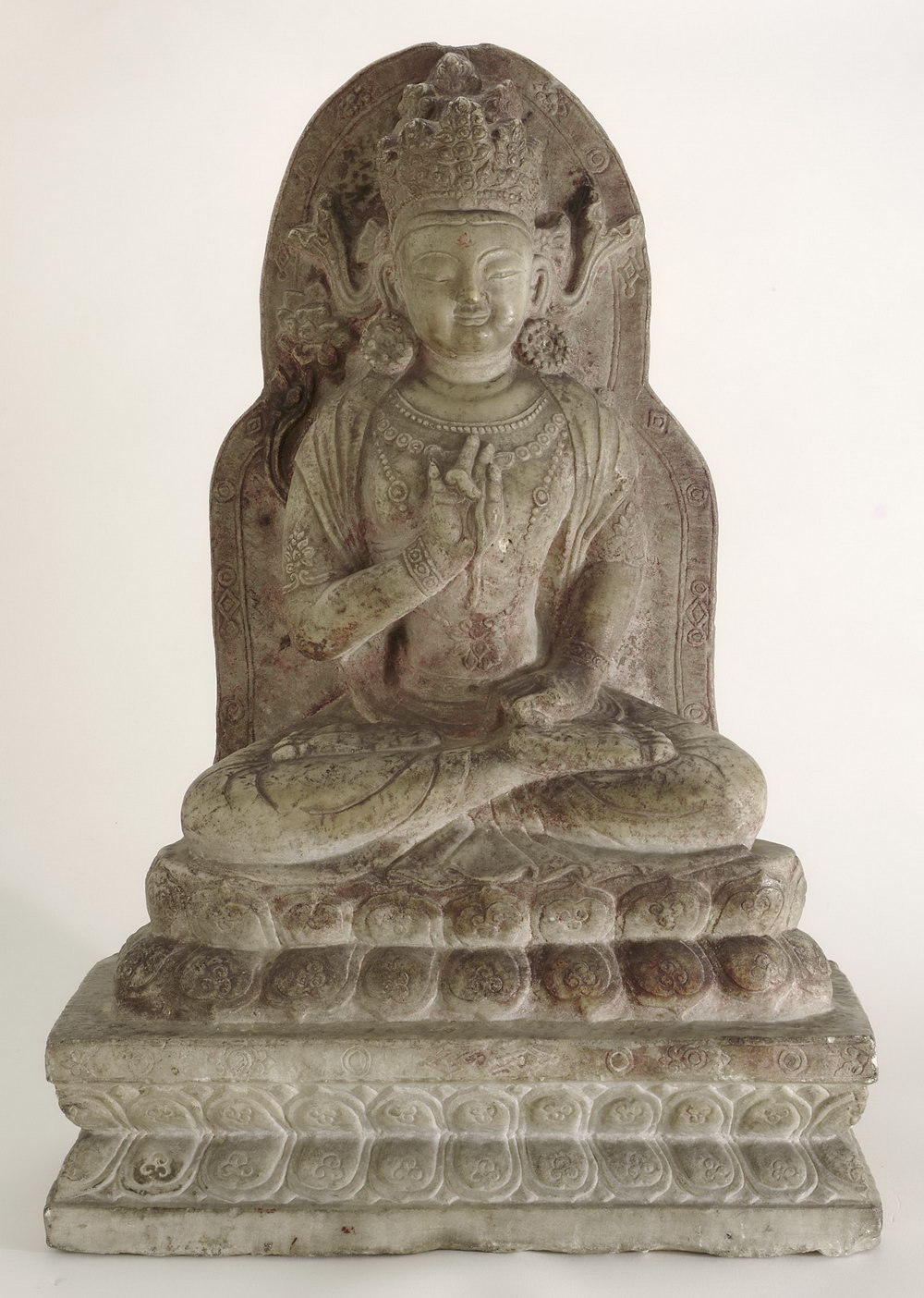 高21.3cm 北魏汉白玉佛造像 高18.5cm 东魏石造像 高37cm 北周彩绘汉白玉造像 高102.4cm 东魏武定七年彩绘石雕坐佛 549年
