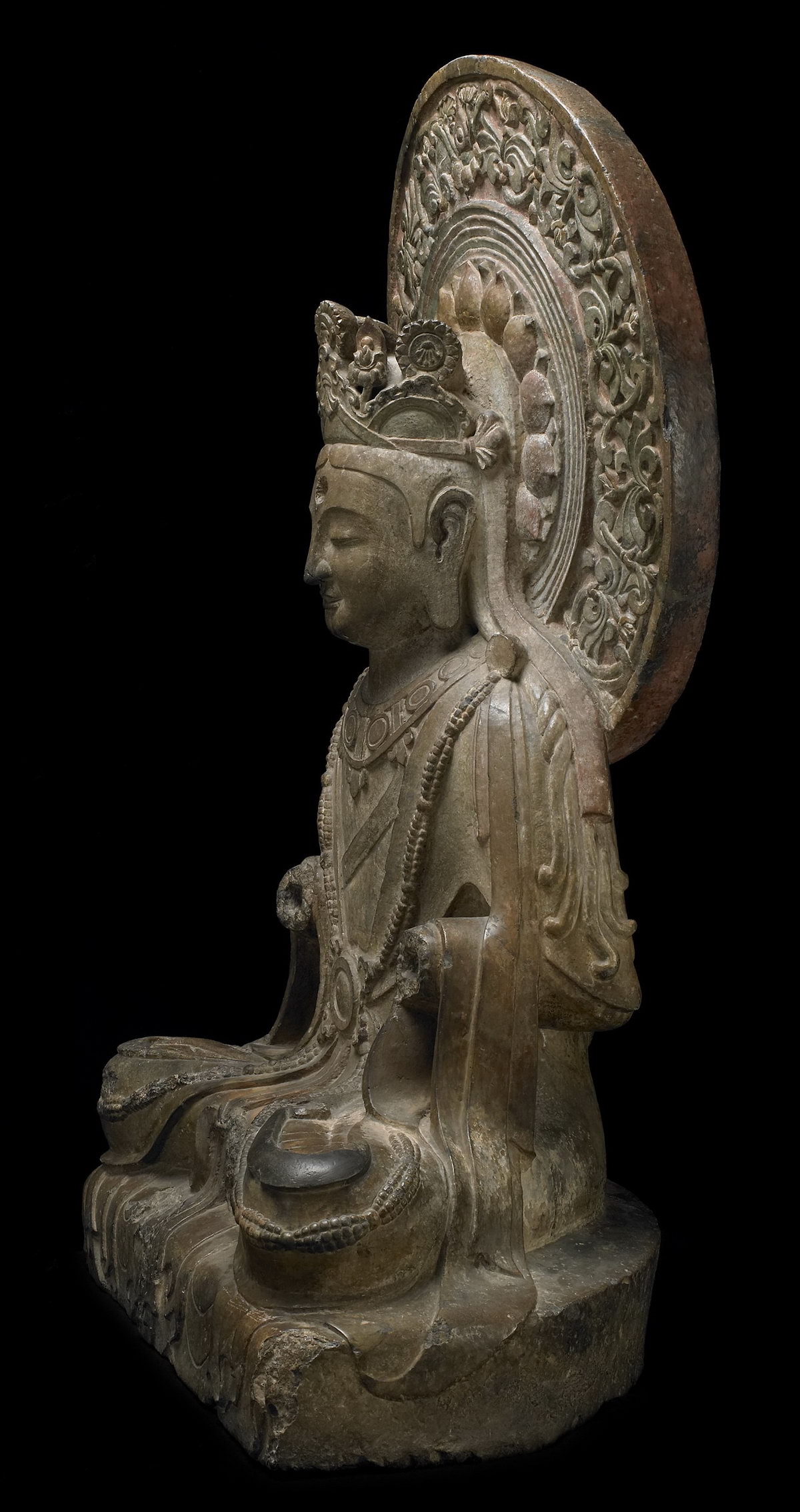 高21.3cm 北魏汉白玉佛造像 高18.5cm 东魏石造像 高37cm 北周彩绘汉白玉造像 高102.4cm 东魏武定七年彩绘石雕坐佛 549年