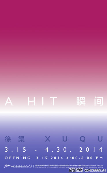在这次展览中徐渠并没有像以往一样通过<a href='www.aiwenwan.net' target='_blank'><u>社会</u></a>活动的方式以展示他的美学意图