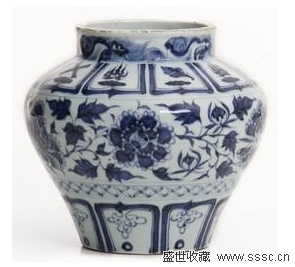 精美绝伦之青花缠枝<a href='www.aiwenwan.net' target='_blank'><u>牡丹</u></a>花卉纹小罐