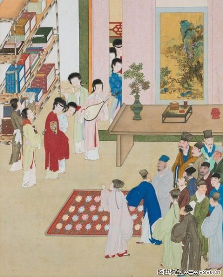 山水、楼阁、人物、花卉、鸟兽、器皿