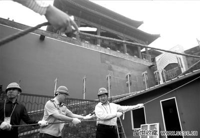 始建于上世纪七八十年代的作为办公用房的所谓永久建筑5000余平米