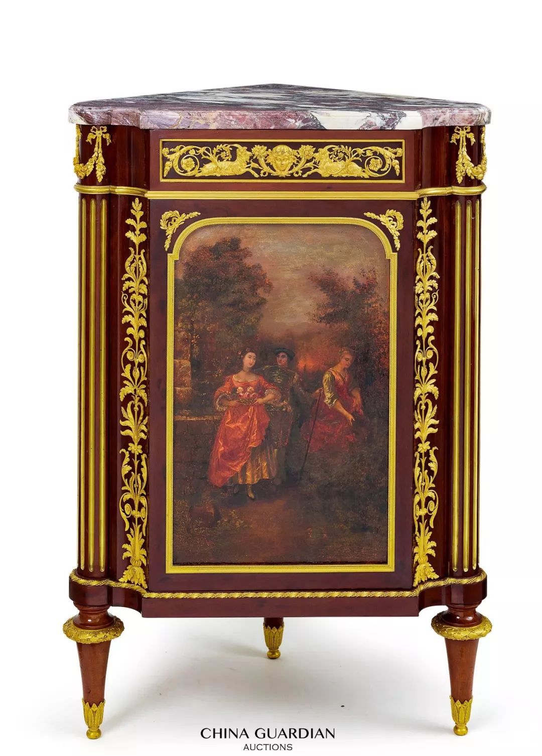 000 Lot 5293 约1870年 英国镀银茶具五件套 壶高 H 32、高 H 20、高 H 13、罐高 H 10、奶壶高 H 7 制作者:Cresswick RMB:1